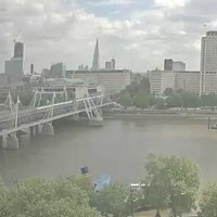London Hungerford Bridge Railway webcam