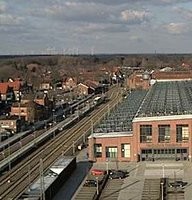 Bahnhof Lingen-Ems Railway station webcam