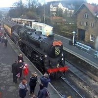 Grosmont Railway Station North York Moors Railway webcam