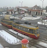 Tramwaje Ksawerow tram webcam