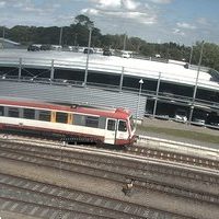 Bahnhof Niebull railway station webcam