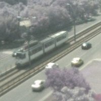 Bucharest Podul Grant tram webcam