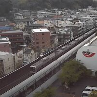 Yokohama Hiyoshi railway webcam