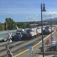 Santa Fe Depot New Mexico Railroad Station webcam