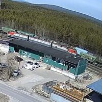 железная Polyarnye Zori Railway webcam